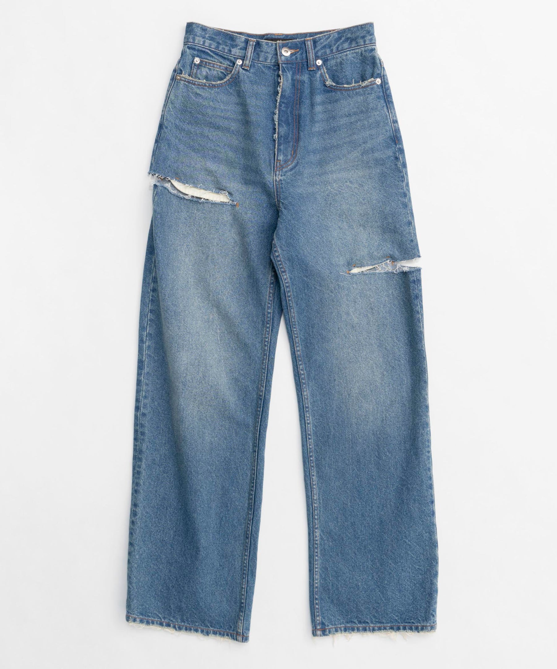 Over Pocket Denim Pants