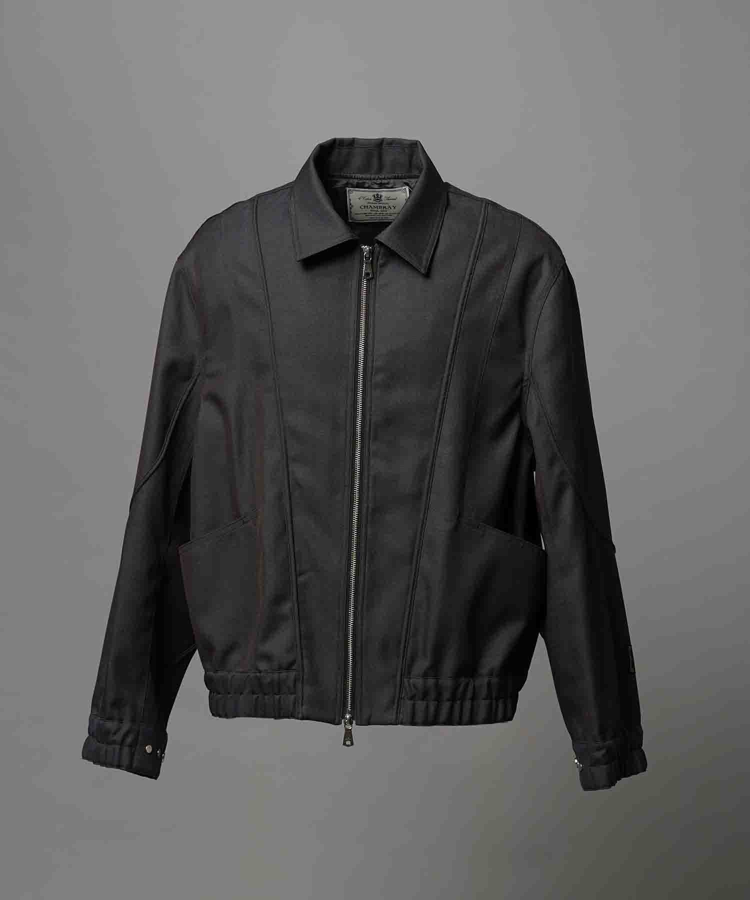 4 Colors Chambray Washable Wool Prime-Over Blouson