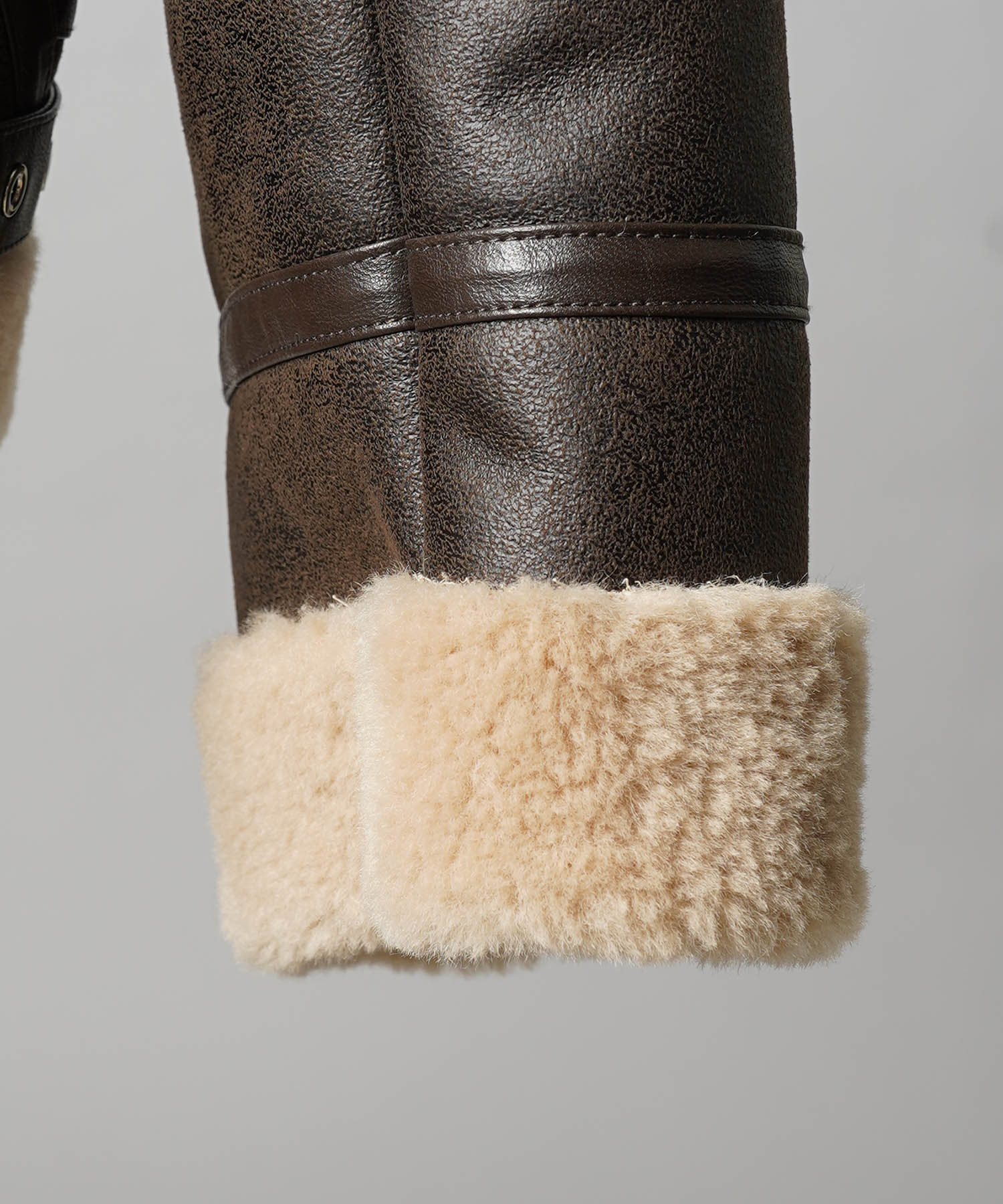 B-3 Fake Mouton Jacket