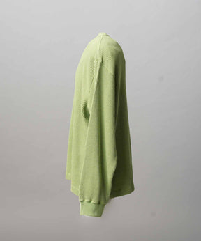 Prime-Over Crew Neck Long Sleeve Waffle T-Shirt