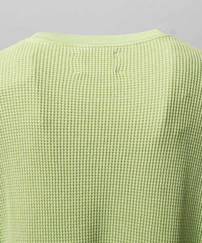 Prime-Over Crew Neck Long Sleeve Waffle T-Shirt