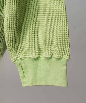 Prime-Over Crew Neck Long Sleeve Waffle T-Shirt