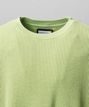 Prime-Over Crew Neck Long Sleeve Waffle T-Shirt