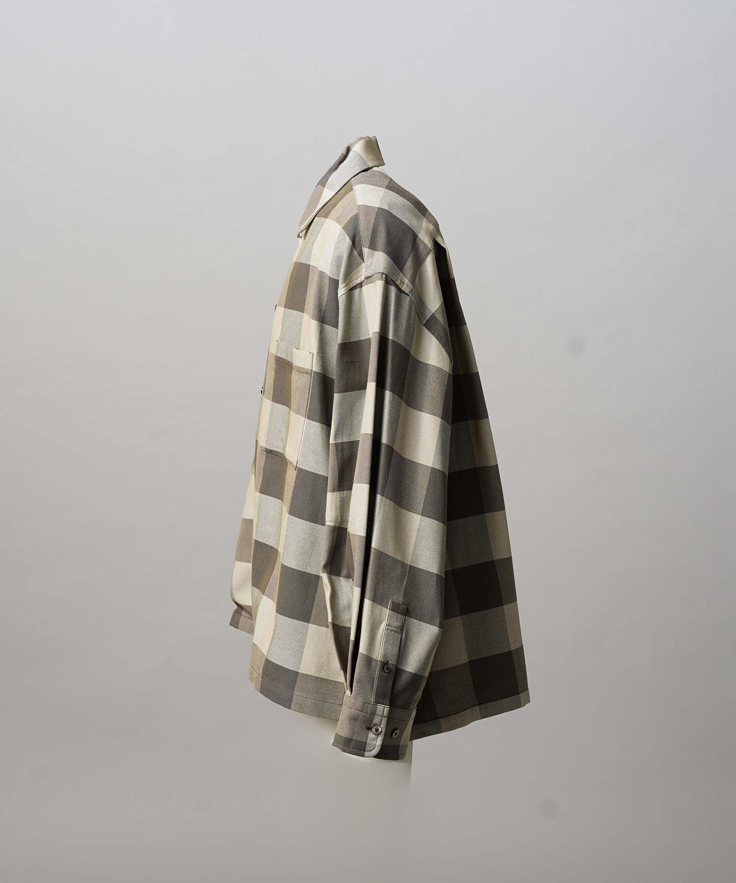 [Sales open at 12:00 on Saturday, September 13th] [Italian Dead Stock Fabric] Prime-Over 2way Zip Shirts