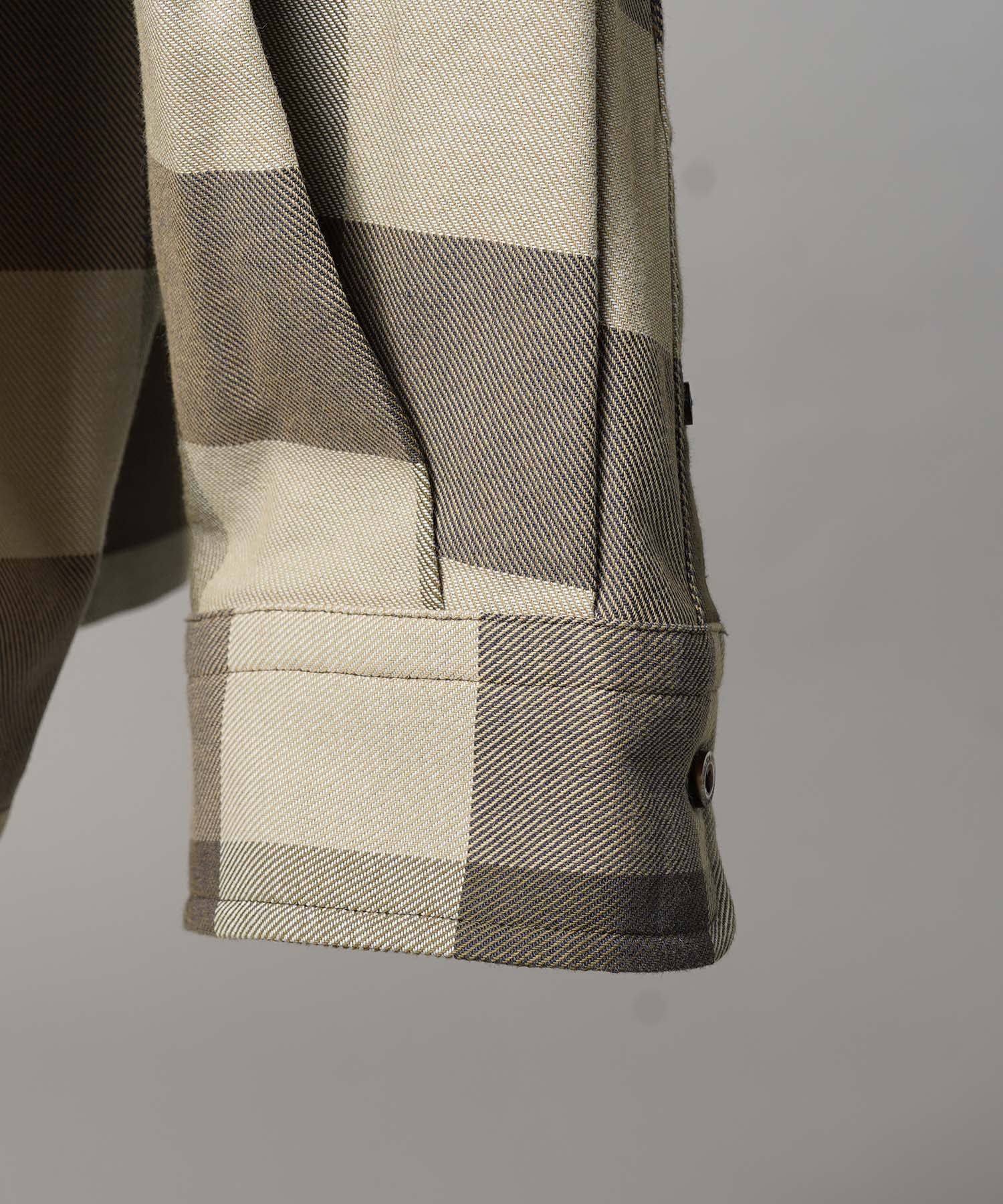 [Sales open at 12:00 on Saturday, September 13th] [Italian Dead Stock Fabric] Prime-Over 2way Zip Shirts