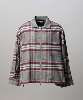 [Sales open at 12:00 on Saturday, September 13th] [Italian Dead Stock Fabric] Prime-Over 2way Zip Shirts