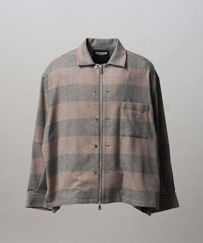 [Sales open at 12:00 on Saturday, September 13th] [Italian Dead Stock Fabric] Prime-Over 2way Zip Shirts