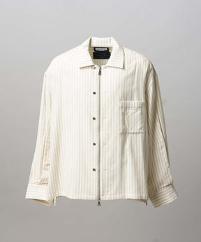 [Sales open at 12:00 on Saturday, September 13th] [Italian Dead Stock Fabric] Prime-Over 2way Zip Shirts