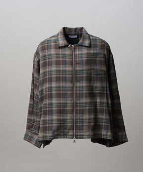 [Sales open at 12:00 on Saturday, September 13th] [Italian Dead Stock Fabric] Prime-Over 2way Zip Shirts