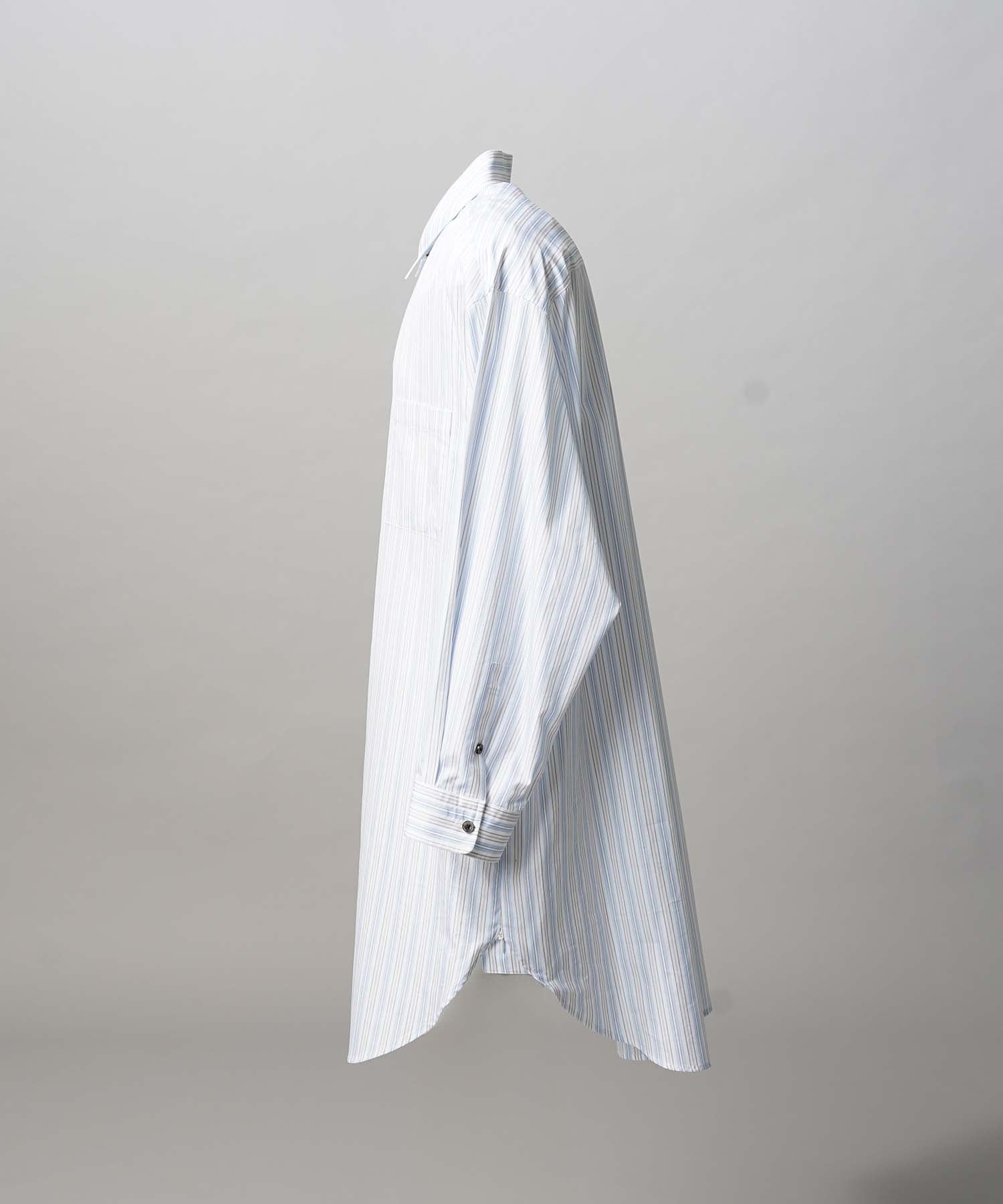 [Sales open at 12:00 on Saturday, September 13th] [Italian Dead Stock Fabric] Prime-Over Maxi Shirts Coat