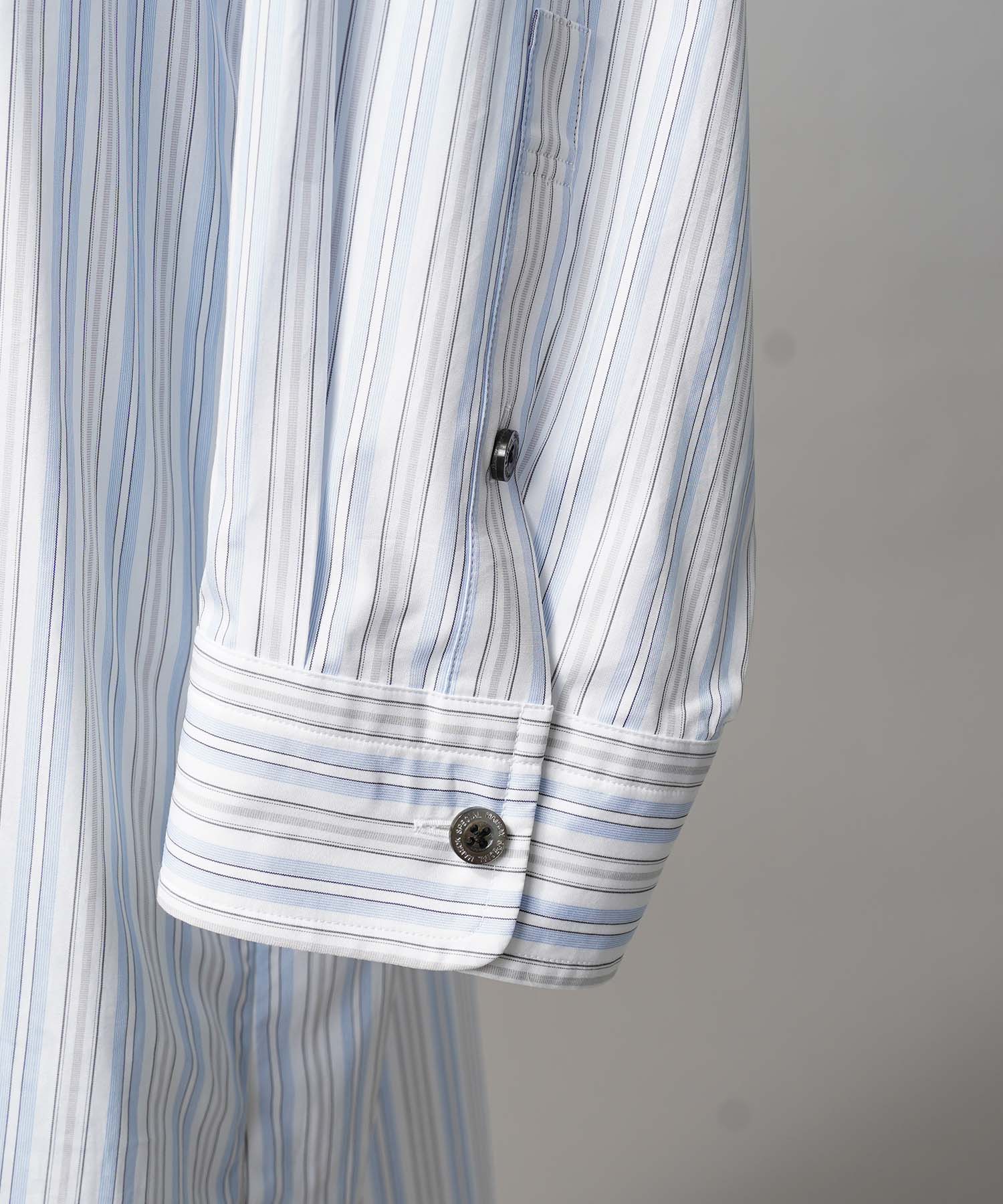 [Sales open at 12:00 on Saturday, September 13th] [Italian Dead Stock Fabric] Prime-Over Maxi Shirts Coat