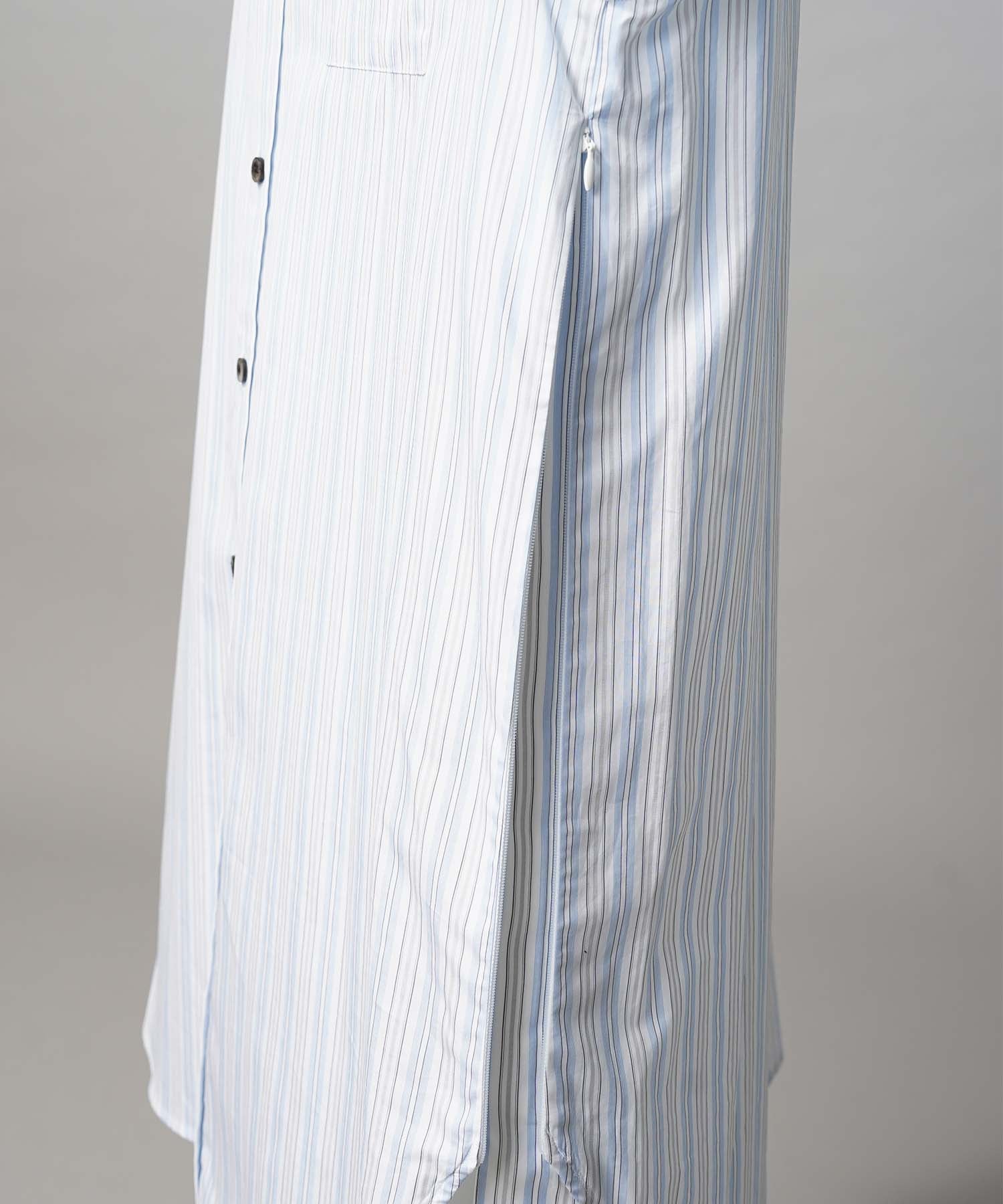 [Sales open at 12:00 on Saturday, September 13th] [Italian Dead Stock Fabric] Prime-Over Maxi Shirts Coat