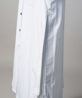 [Sales open at 12:00 on Saturday, September 13th] [Italian Dead Stock Fabric] Prime-Over Maxi Shirts Coat