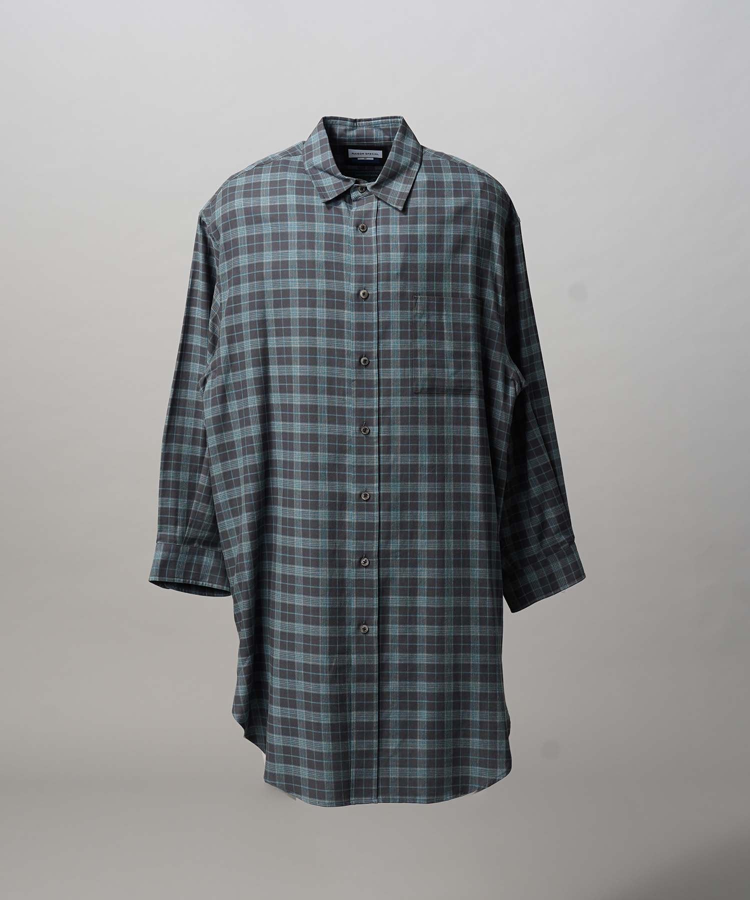 [Sales open at 12:00 on Saturday, September 13th] [Italian Dead Stock Fabric] Prime-Over Maxi Shirts Coat