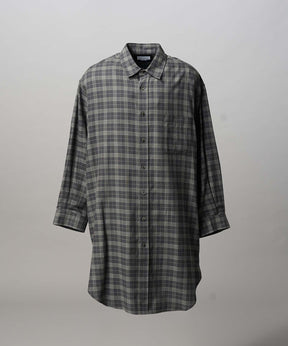 [Sales open at 12:00 on Saturday, September 13th] [Italian Dead Stock Fabric] Prime-Over Maxi Shirts Coat