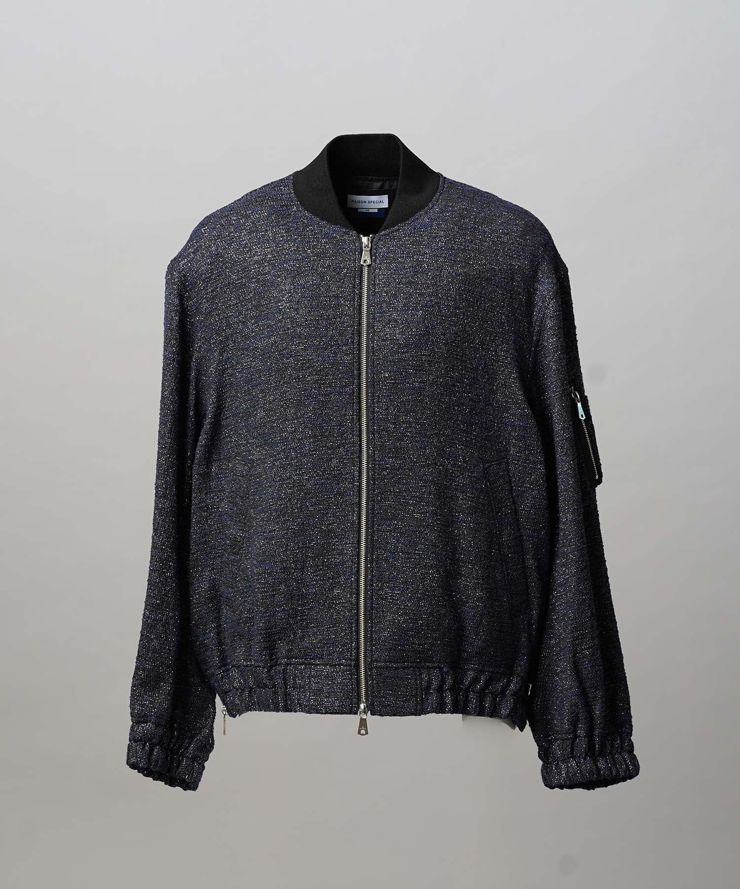 [Sale starts at 12:00 pm on Saturday, September 13th] [Italian Dead Stock Fabric] Prime-Over MA-1 Bomber Jacket