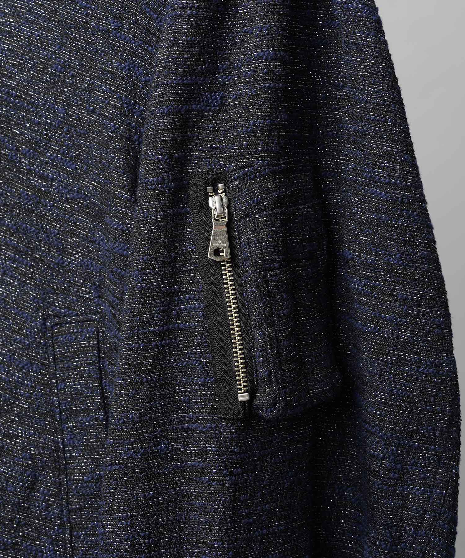 [Sale starts at 12:00 pm on Saturday, September 13th] [Italian Dead Stock Fabric] Prime-Over MA-1 Bomber Jacket