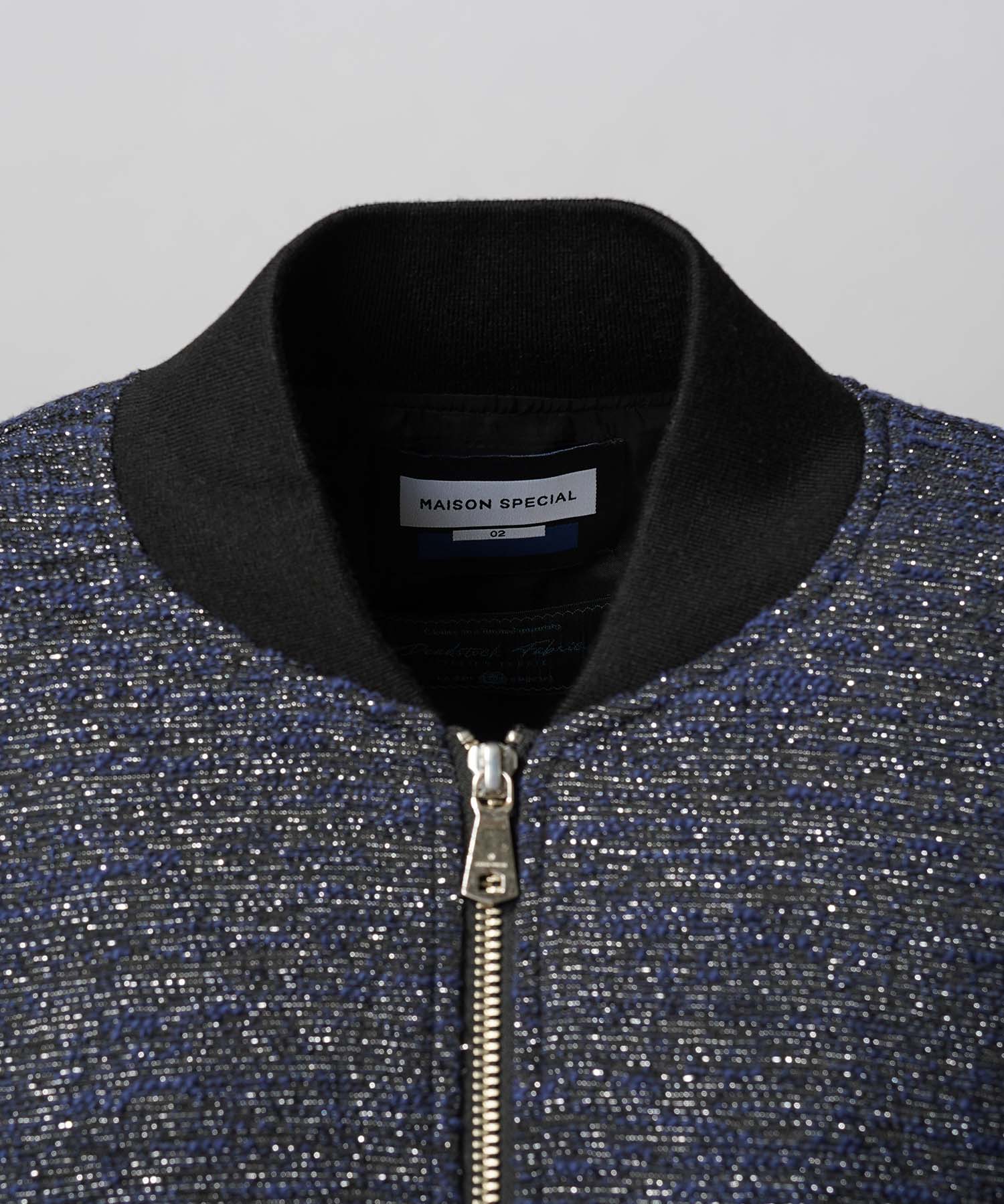 [Sale starts at 12:00 pm on Saturday, September 13th] [Italian Dead Stock Fabric] Prime-Over MA-1 Bomber Jacket