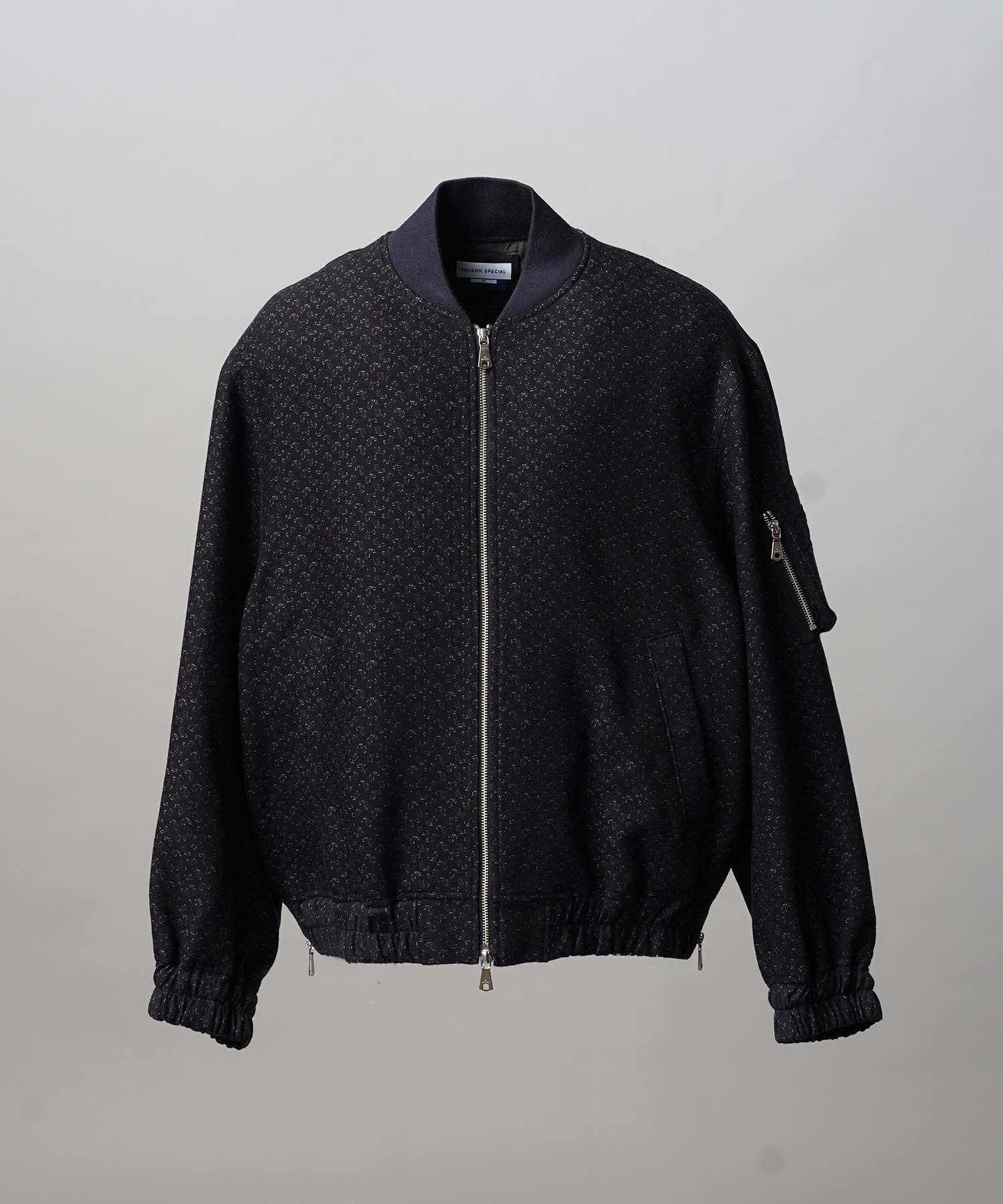 [Sale starts at 12:00 pm on Saturday, September 13th] [Italian Dead Stock Fabric] Prime-Over MA-1 Bomber Jacket