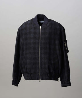 [Sale starts at 12:00 pm on Saturday, September 13th] [Italian Dead Stock Fabric] Prime-Over MA-1 Bomber Jacket