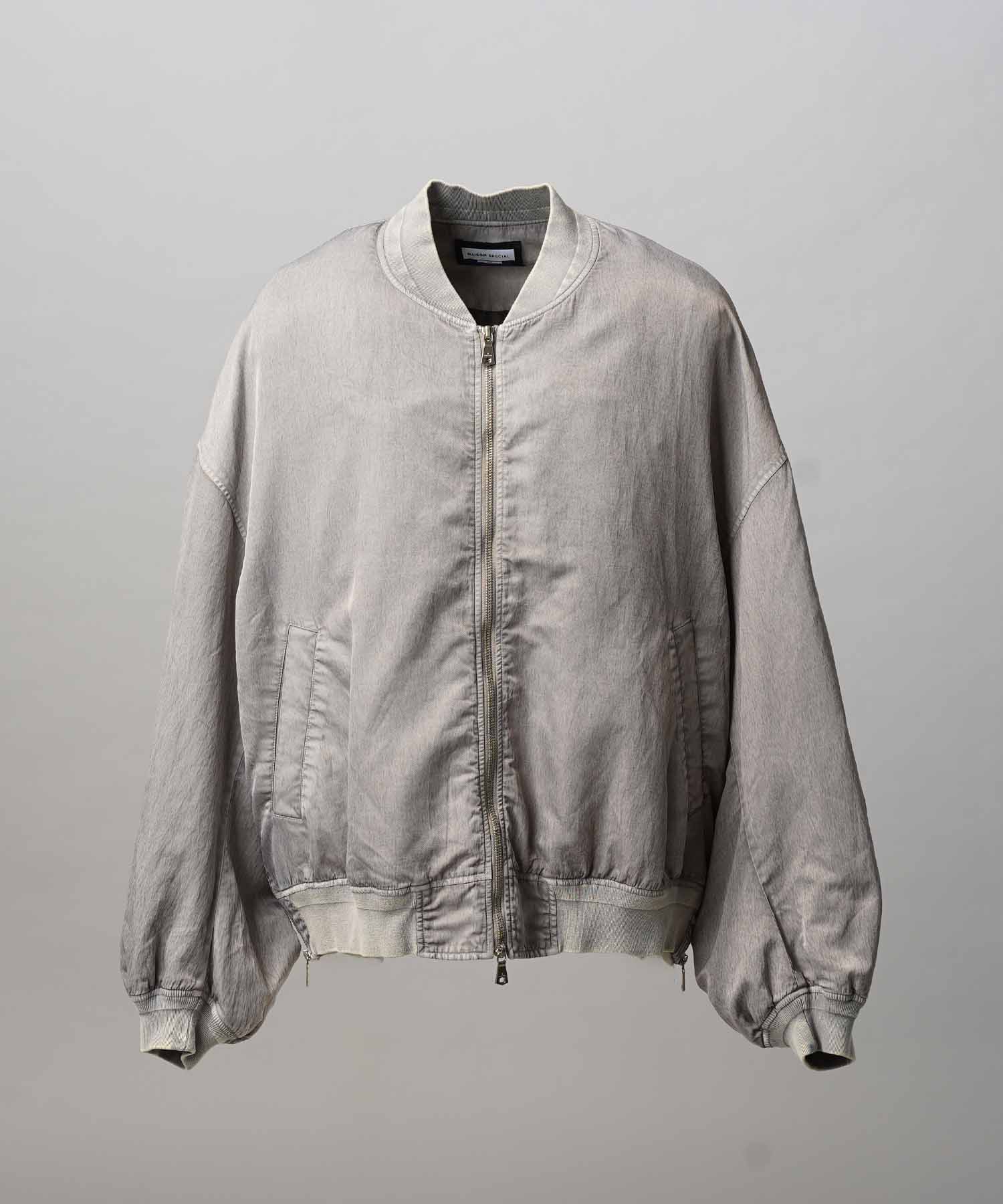 [25AW PRE-ORDER] Prime-Over Vintage Like Nylon MA-1 Bomber Jacket