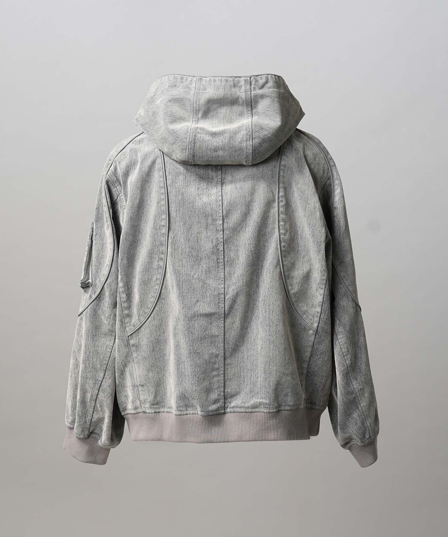 Different Material Docking Prime-Over Military Blouson