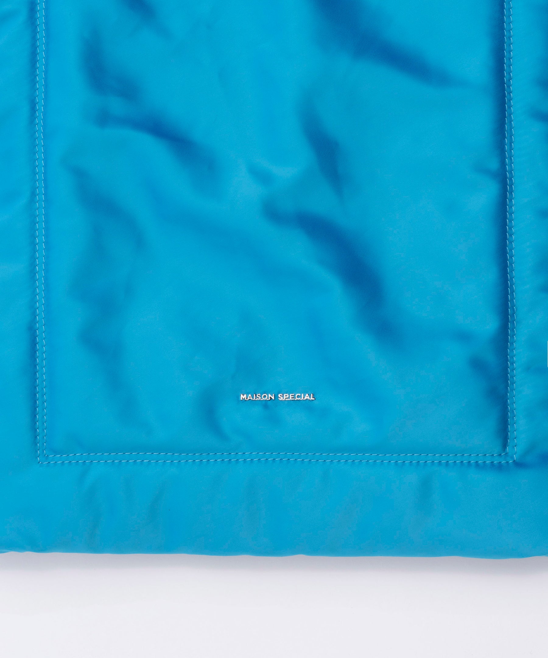 Multi-Fabric Puffer Tote Bag