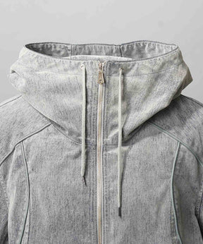 Different Material Docking Prime-Over Military Blouson