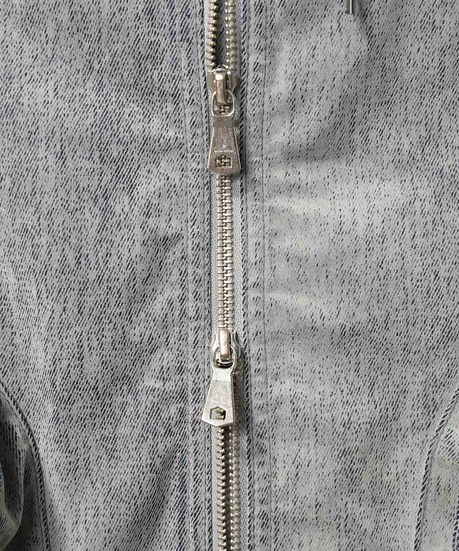 Different Material Docking Prime-Over Military Blouson