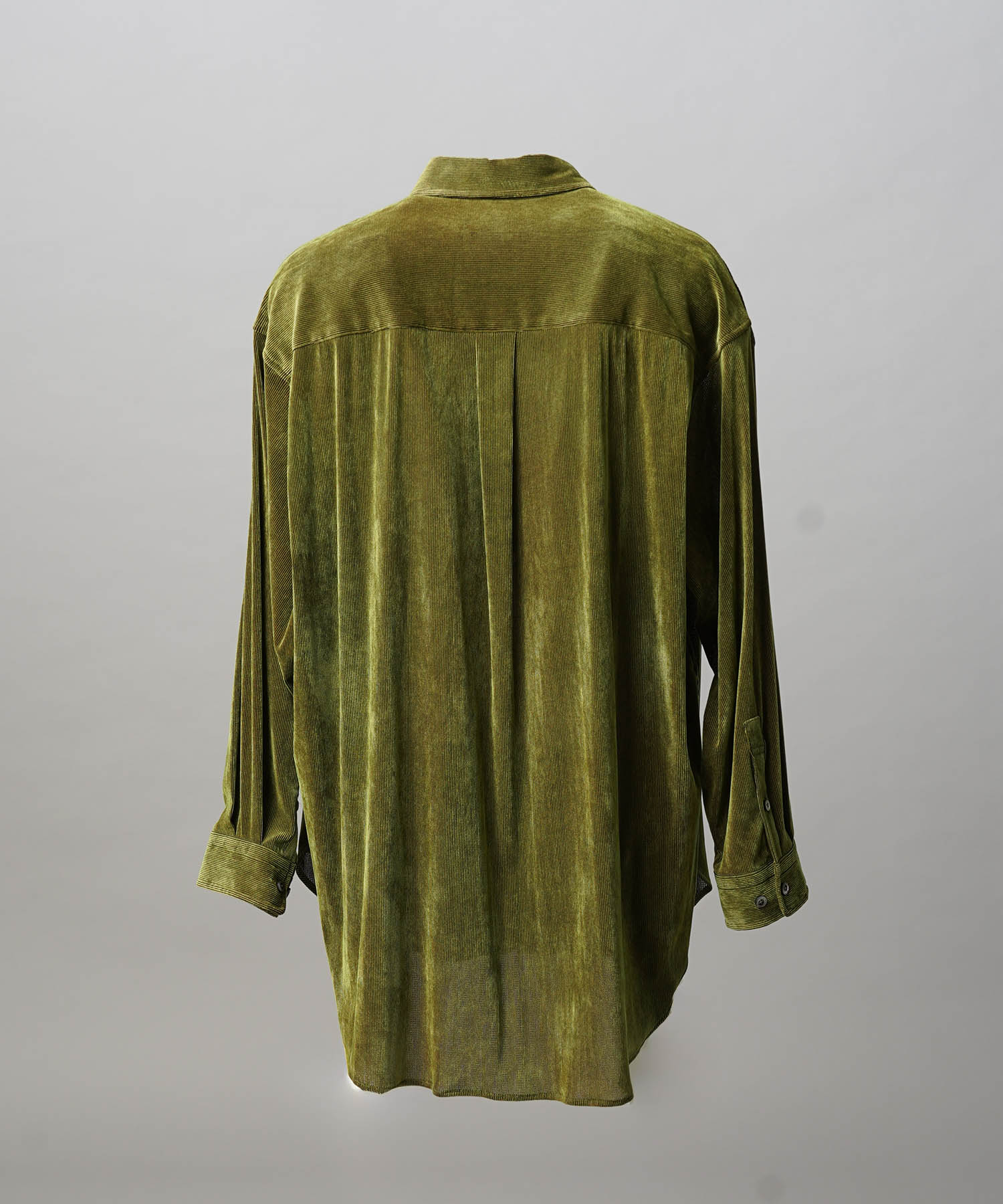 프라임 오버 플록 프린트 일반 칼라 셔츠 코트