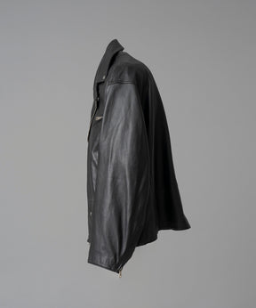 [24AW Pre-Order] Sheep Leather Prime-Over Double Rider Jacket