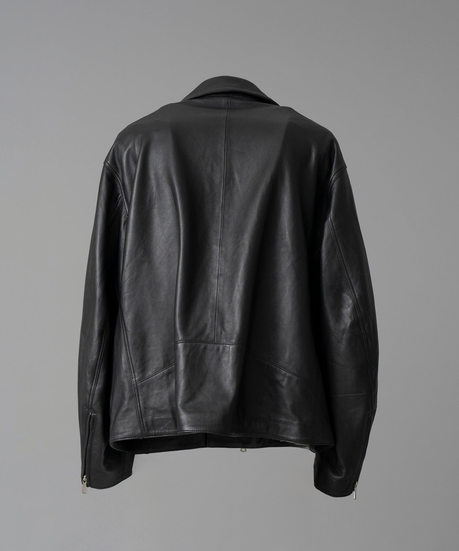 [24AW Pre-Order] Sheep Leather Prime-Over Double Rider Jacket