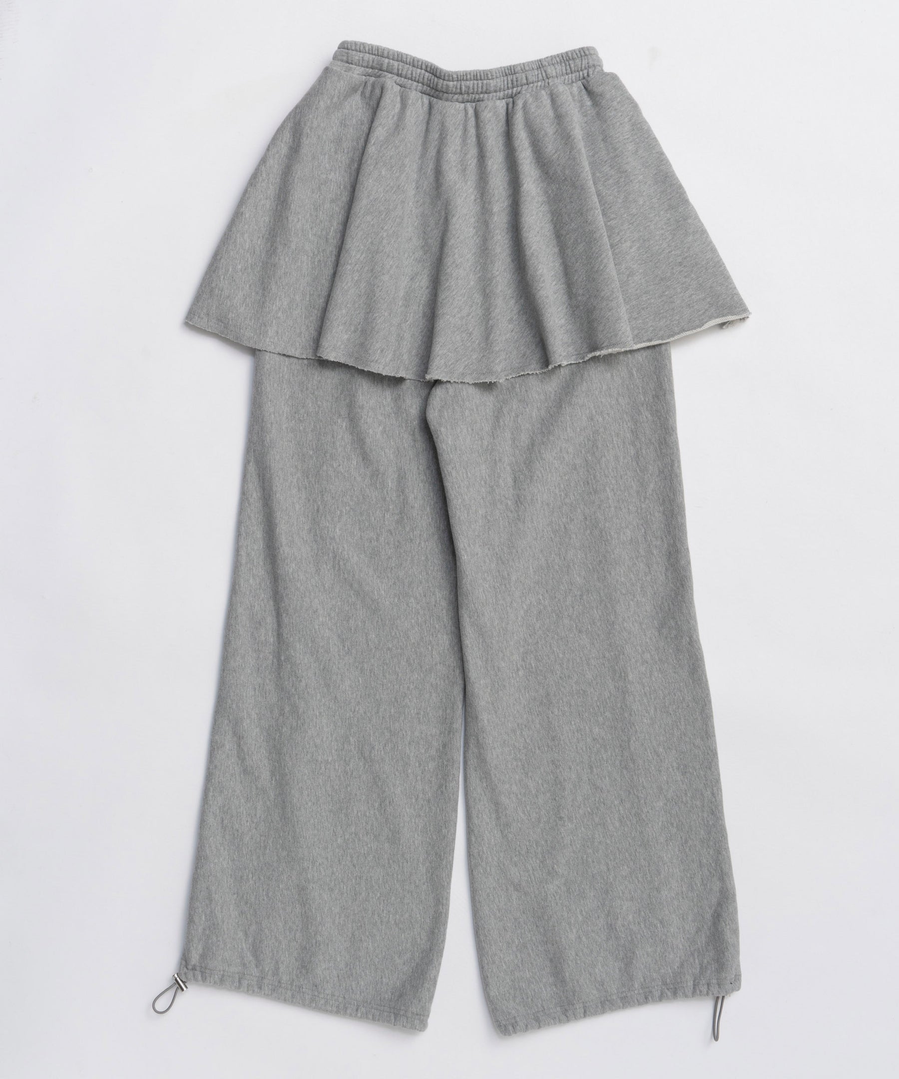 [25WINTER PRE-ORDER] Flared Skirt Layered Sweatpants