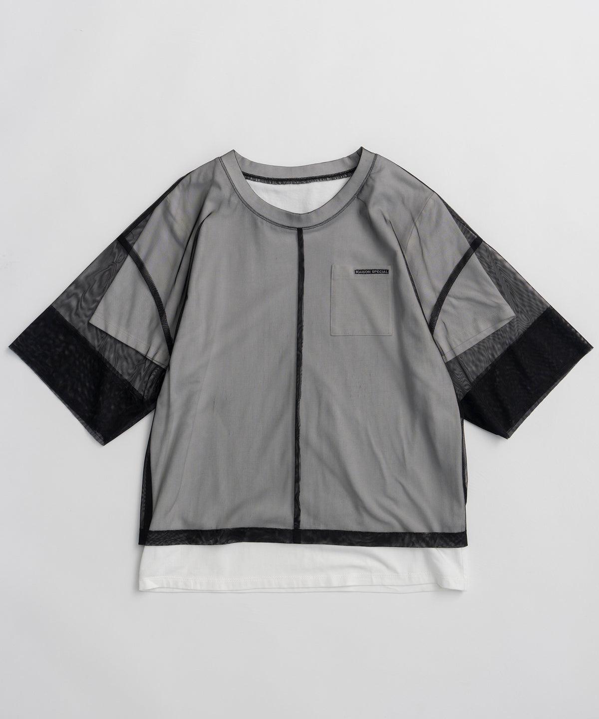 [2026Summer PRE-ORDER] Sheer Layered T-Shirt