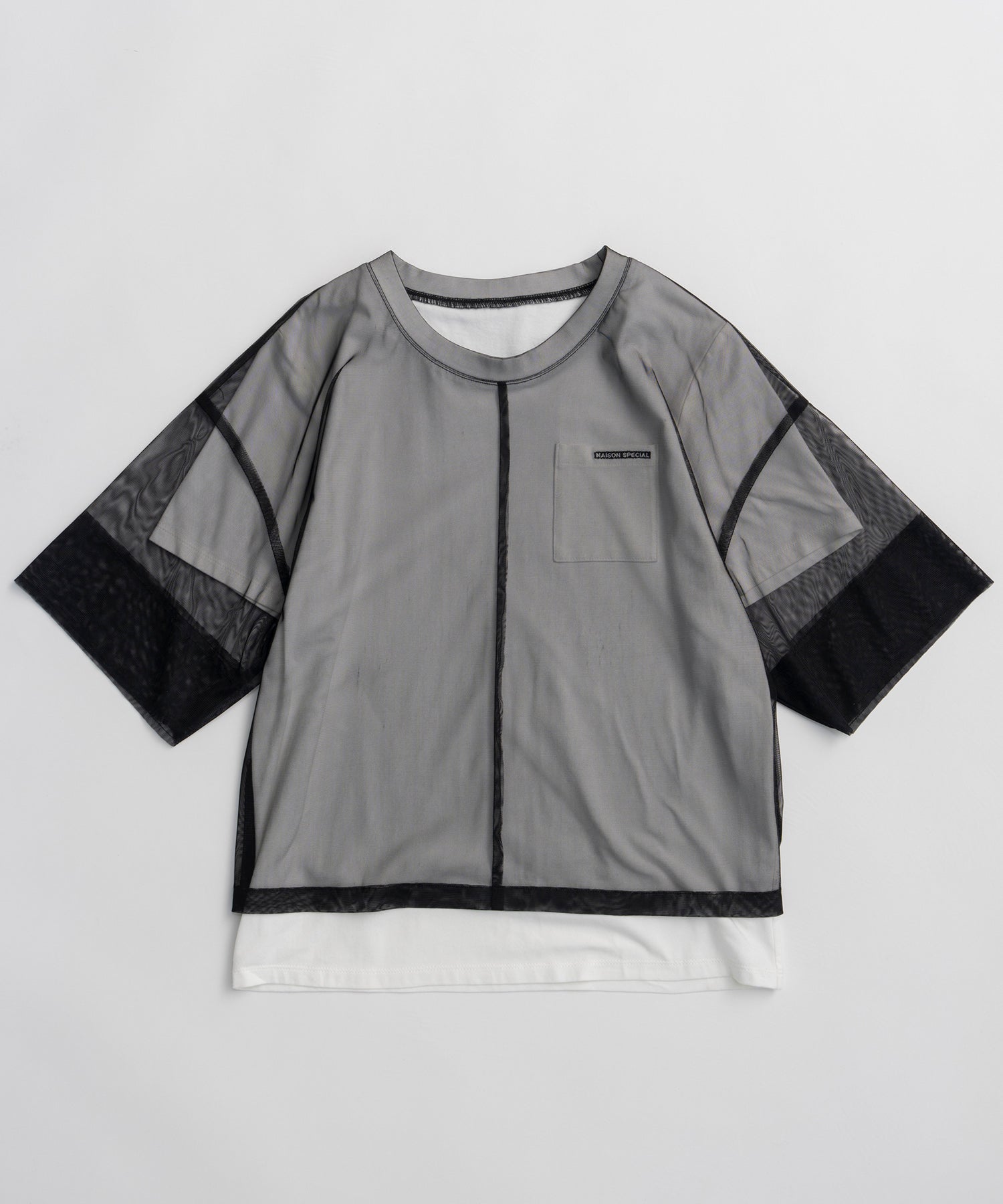 【PRE-ORDER】Sheer Layered T-Shirt