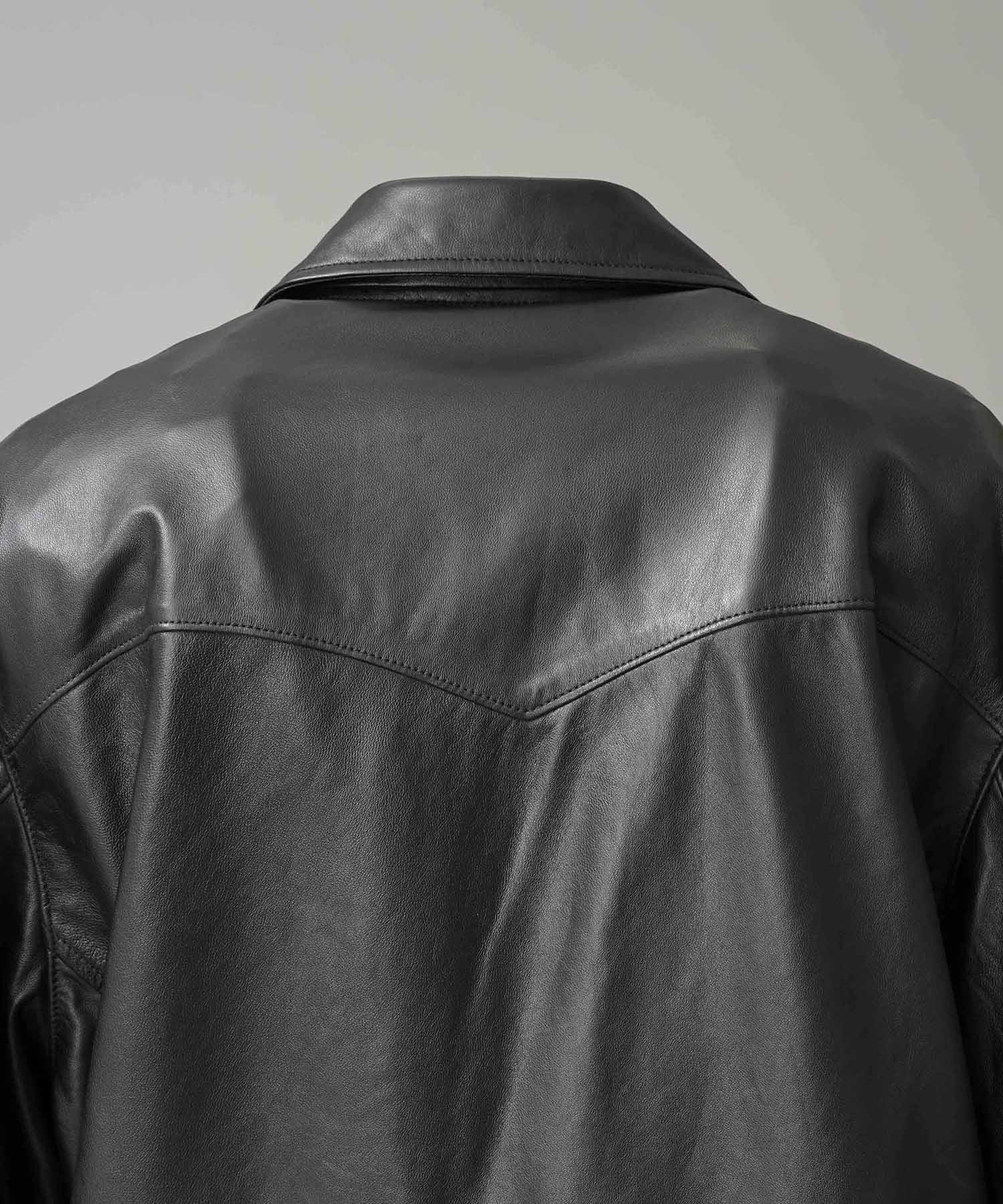 [25AW 사전 주문] 양 가죽 테일러드 더블 라이더 재킷