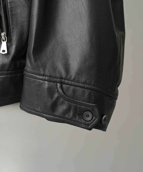 [25AW 사전 주문] 양 가죽 테일러드 더블 라이더 재킷