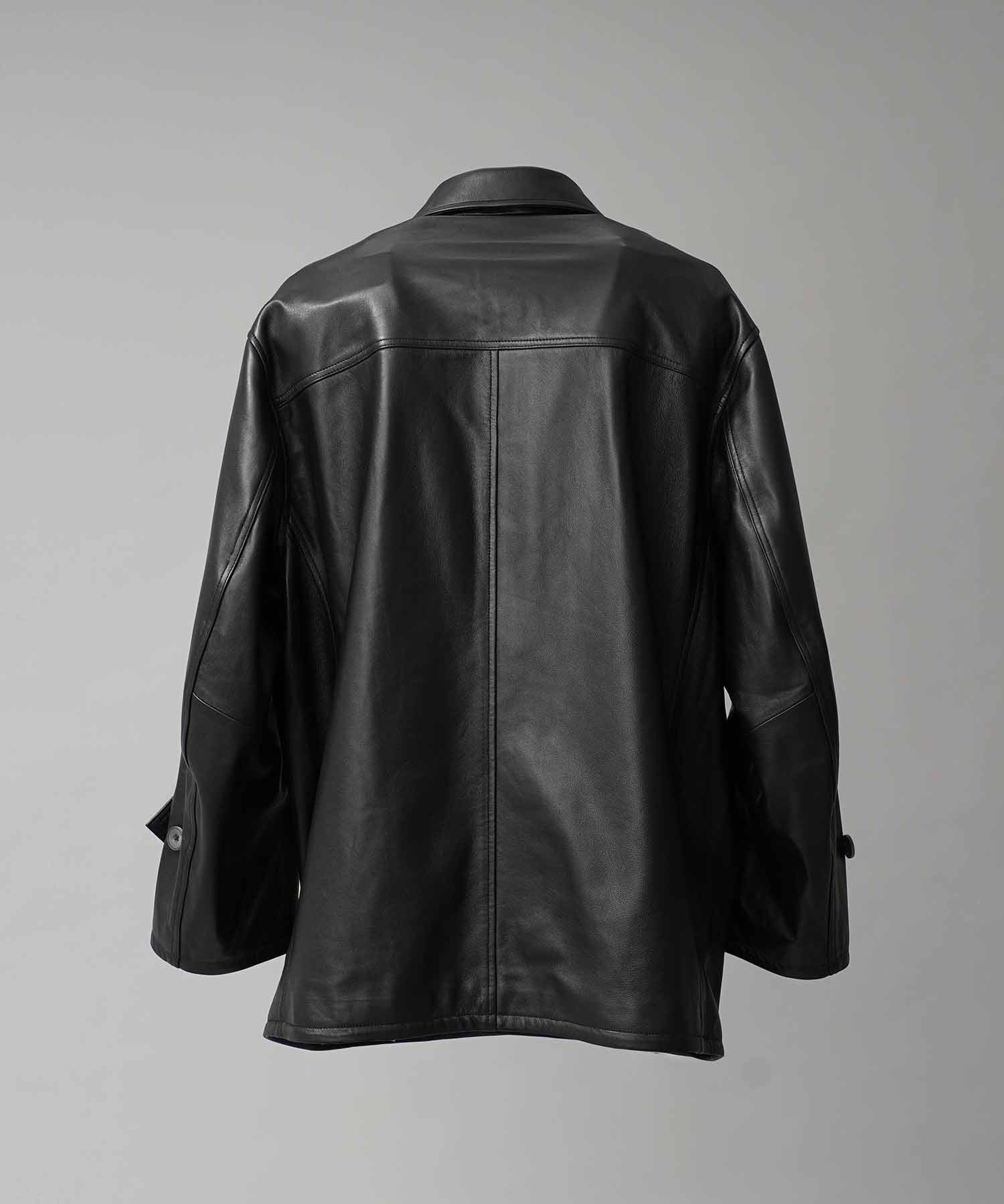 [25AW 사전 주문] 양 가죽 차 코트