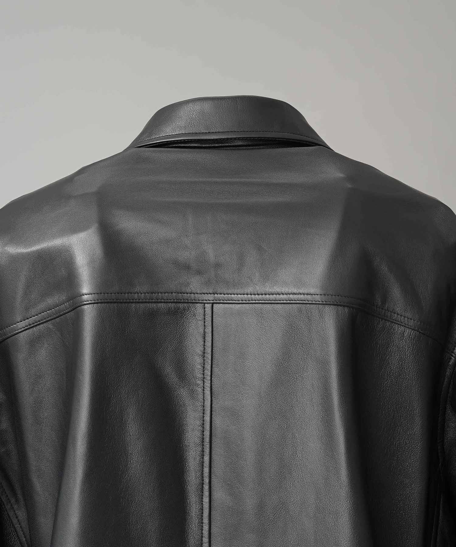 [25AW 사전 주문] 양 가죽 차 코트