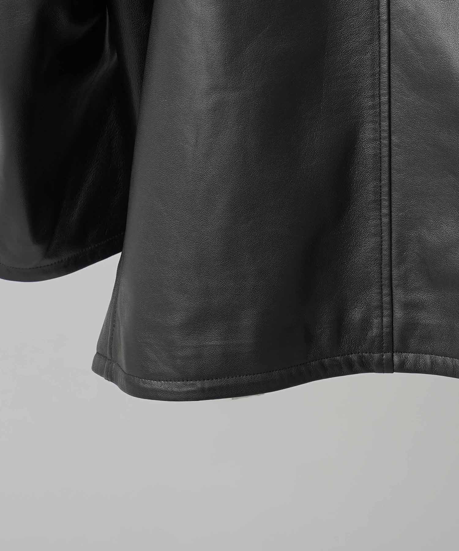 [25AW 사전 주문] 양 가죽 차 코트