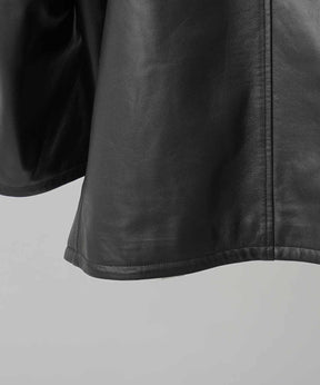 [25AW 사전 주문] 양 가죽 차 코트