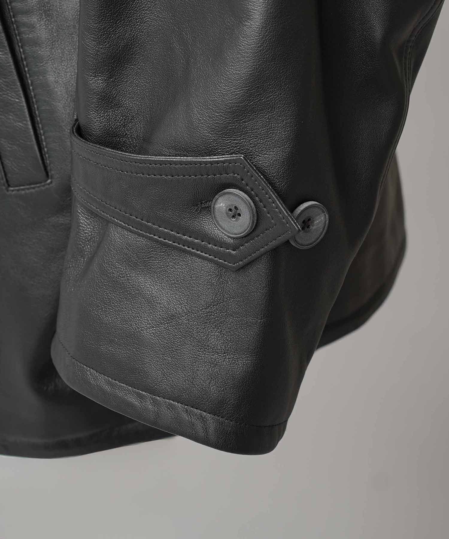 [25AW 사전 주문] 양 가죽 차 코트