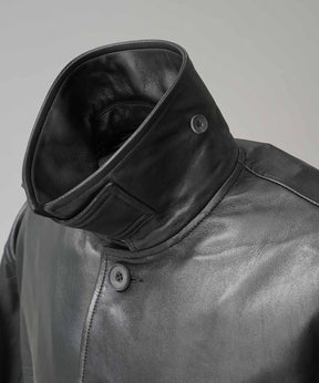 [25AW 사전 주문] 양 가죽 차 코트