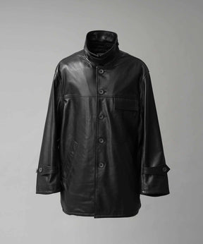 [25AW 사전 주문] 양 가죽 차 코트