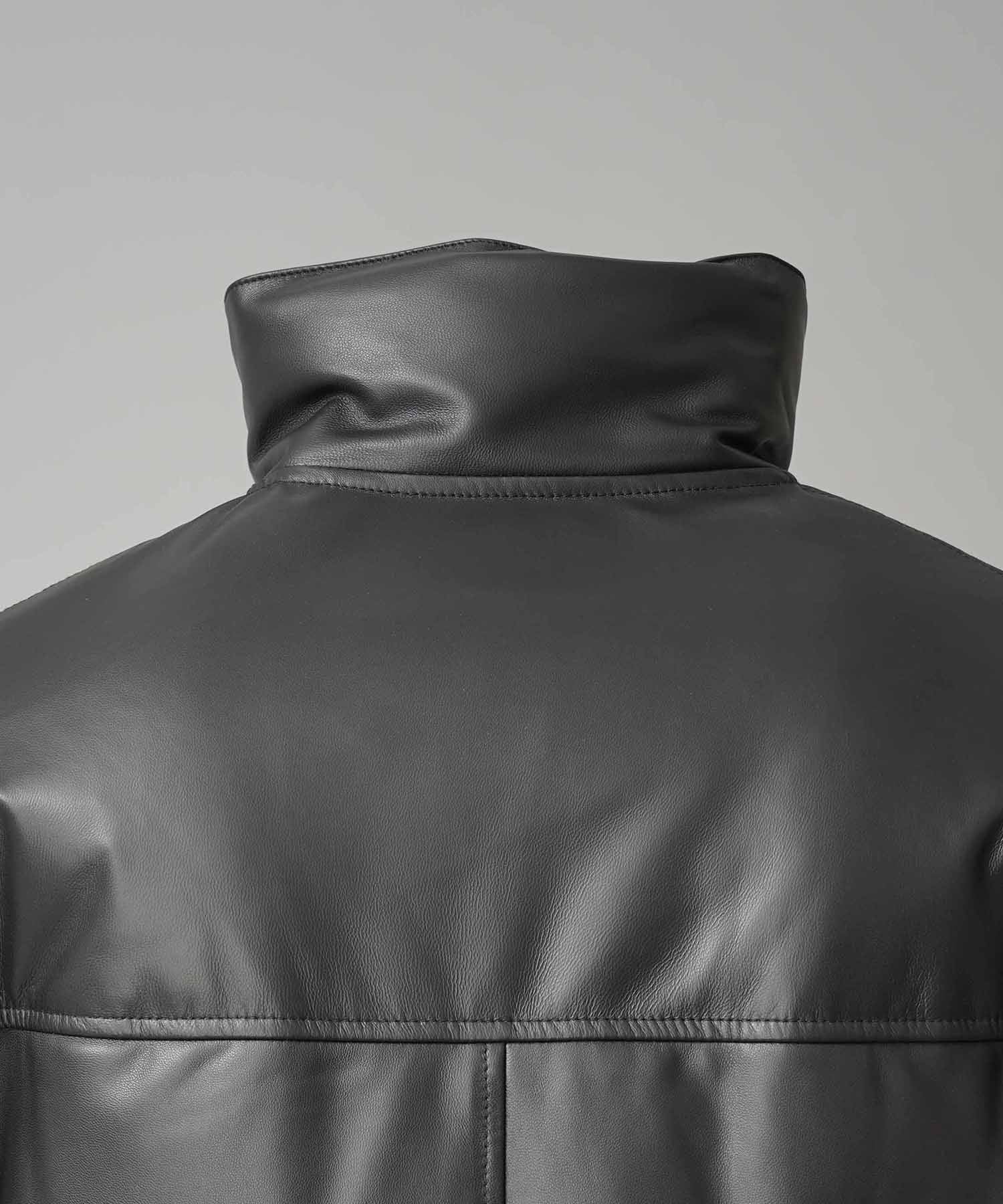 [25AW 사전 주문] 양 가죽 다운 재킷