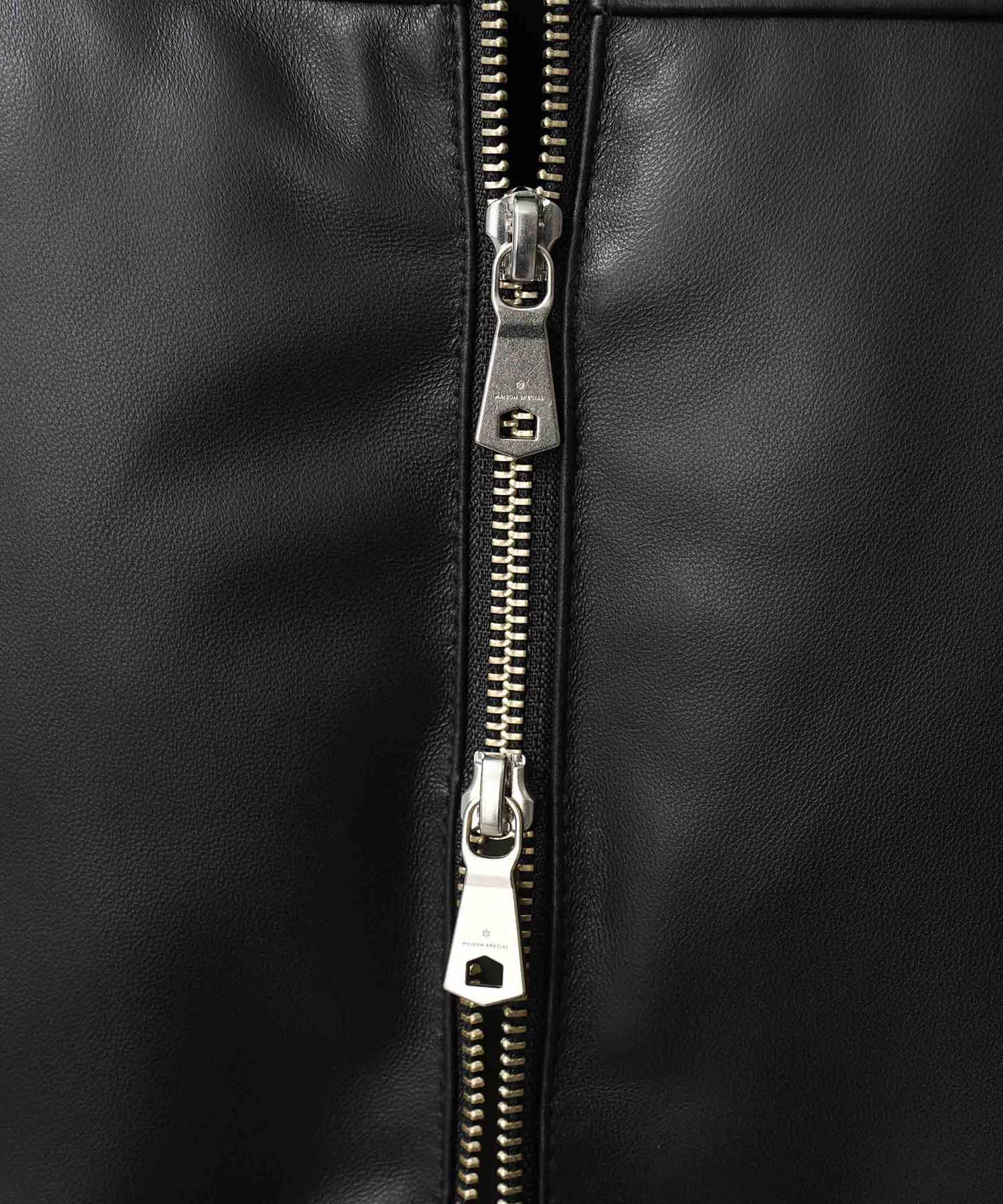 [25AW 사전 주문] 양 가죽 다운 재킷