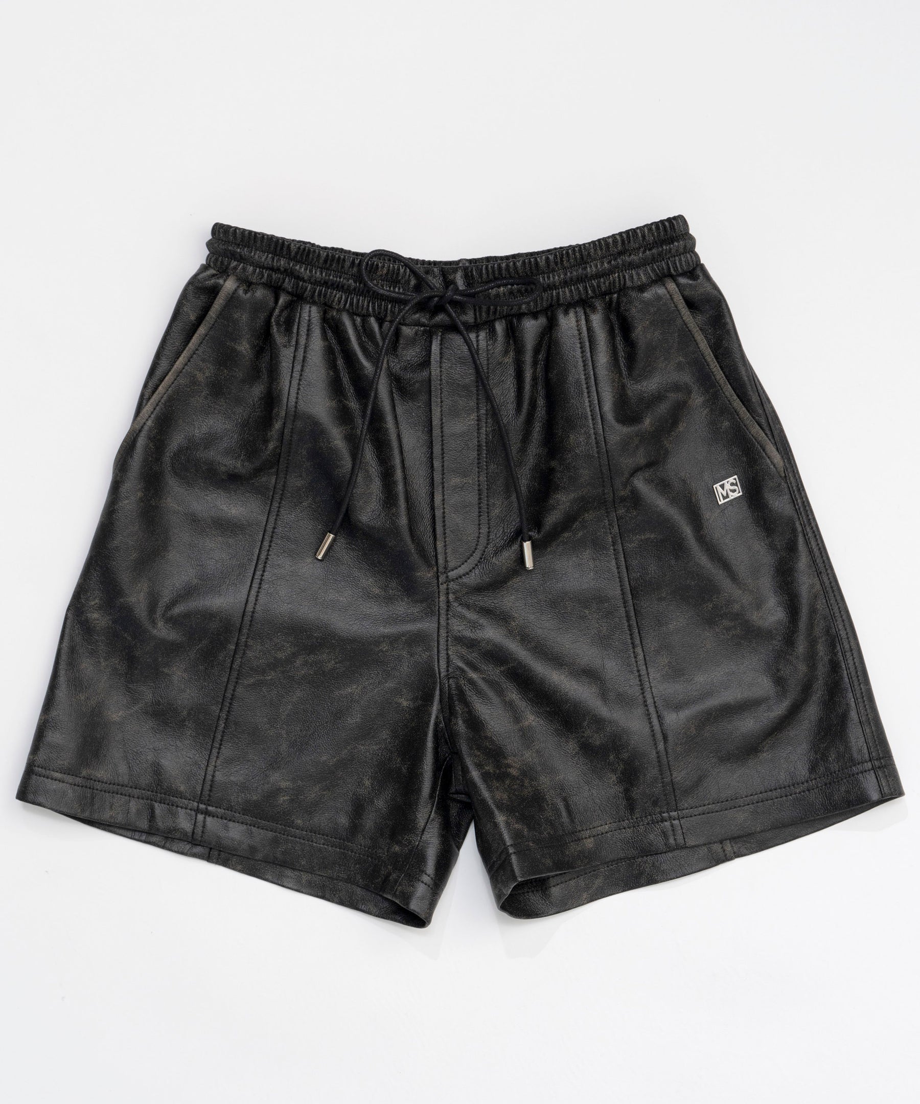 Vintage Vegan Leather Shorts