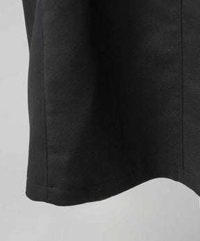 [25AW 사전 주문] 양 가죽 멜튼 콤비네이션 체스터 코트