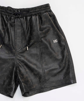 [24Autumn PRE-ORDER] Vintage Vegan Leather Shorts