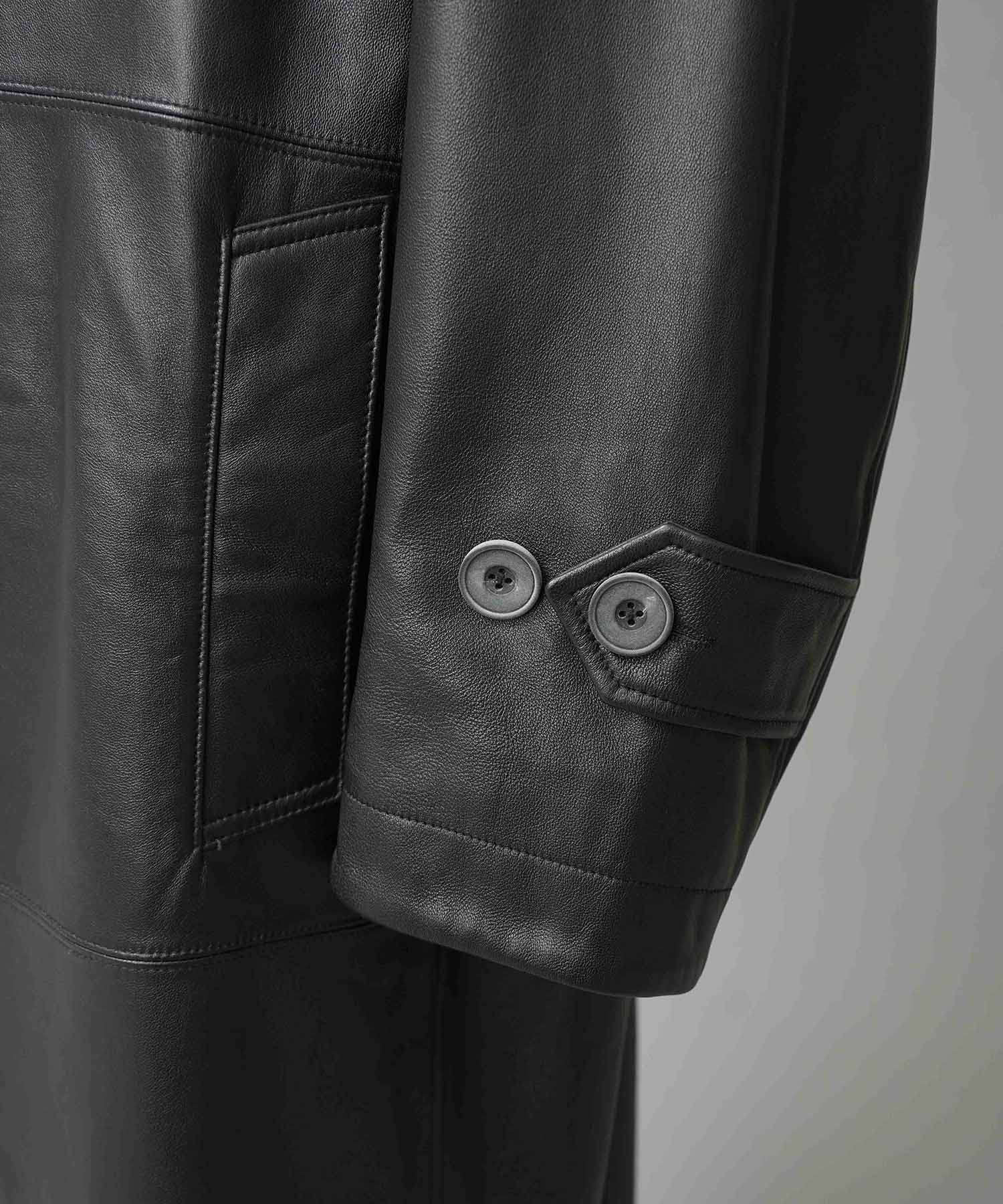 【PRE-ORDER】Sheep Leather Long Coat
